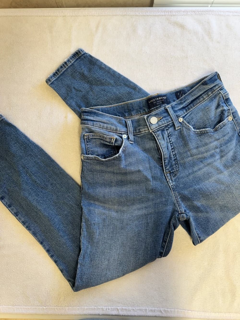 Lucky Brand Classic Blue High-Rise Skinny Jeans