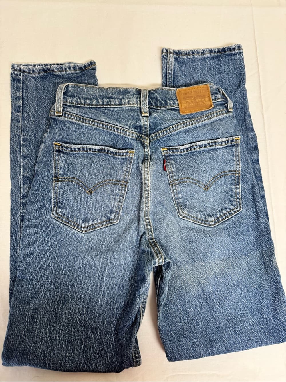 Levi's Light Blue 70’s High-Rise Slim Straight Jeans