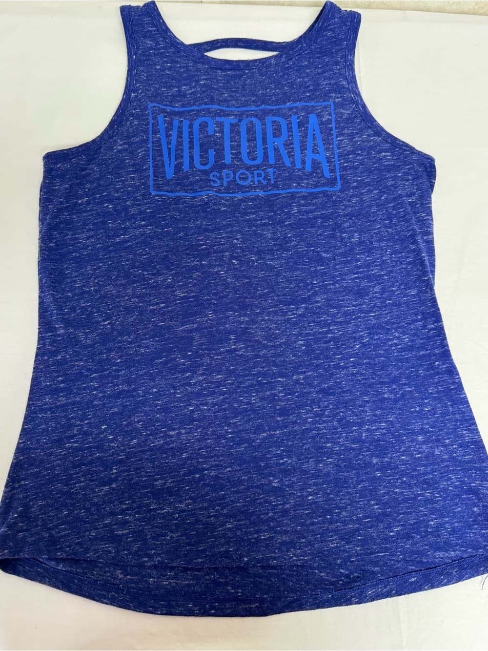 Victoria Sport Women's Blue Heather Athletic Tank