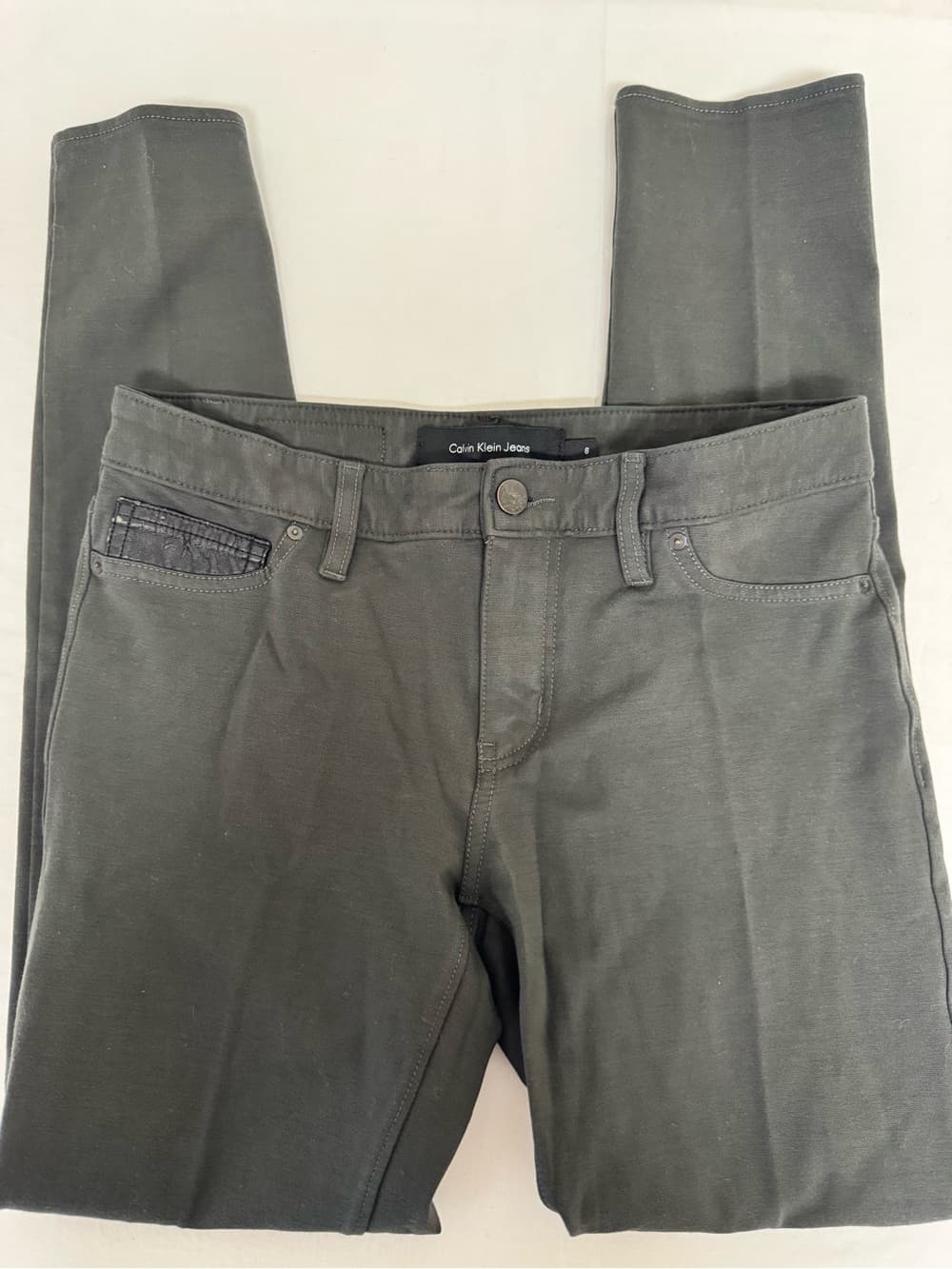 Calvin Klein Jeans Dark Olive Casual Pants